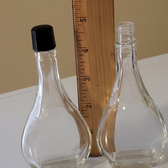 Vintage Clear Glass Vanity Bottles - Picture 7 of 11